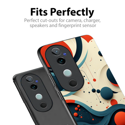 Vivo V40 Pro Luxury UV Printed Anti-Scratch Glass Back Phone Case (Splash)