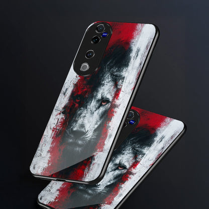 Vivo V40 Pro 5G Premium Acrylic Shockproof Glass Back Case (Alpha Blood)