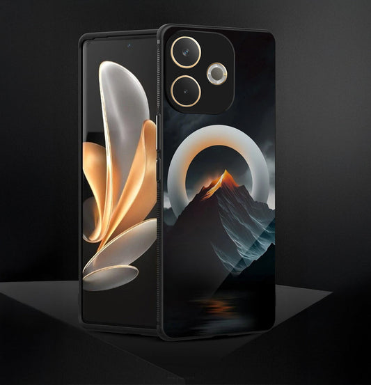 Oppo A5 Pro 5G Premium Acrylic Shockproof Glass Back Case (Celestial Ring)