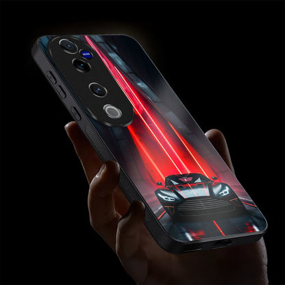 Vivo V40 Pro 5G Premium Acrylic Shockproof Glass Back Case (TurboCore)