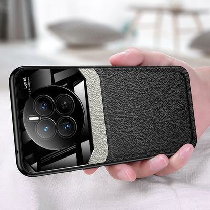 Realme 12 Pro+ Premium Leather Lens Protective Case