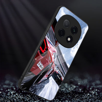 OPPO F29 Pro 5G Premium Acrylic Shockproof Glass Back Case (Rain Racer)