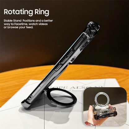 Motorola Edge 50 Pro 5G Premium Stress Buster Wheel Rotating Shockproof Airbags Case