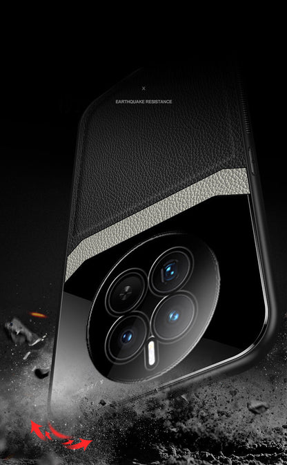 Realme 12 Pro+ Premium Leather Lens Protective Case