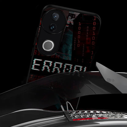 Vivo V50 5G Premium Acrylic Shockproof Glass Back Case (Digital Breakdown)