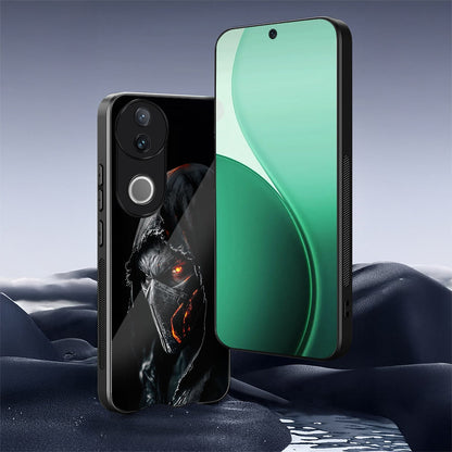 Vivo V50 5G Premium Acrylic Shockproof Glass Back Case (Masked Menace)