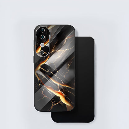 Vivo V40 Pro 5G Premium Acrylic Shockproof Glass Back Case (Galaxy)